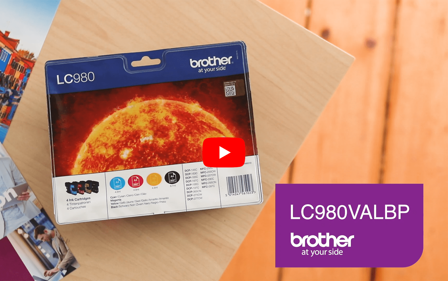Original Brother LC-980 Value Pack 5